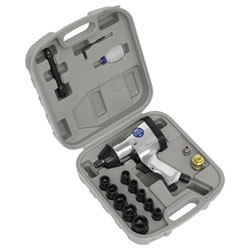 Sealey SA2/TS Air Impact Wrench Kit with Sockets 1/2Sq Drive