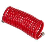 Sealey SA335 PE Coiled Air Hose 5m x Ø5mm with 1/4"BSP Unions