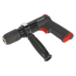 Sealey SA621 Air Pistol Drill with 13mm Keyless Chuck Super-duty