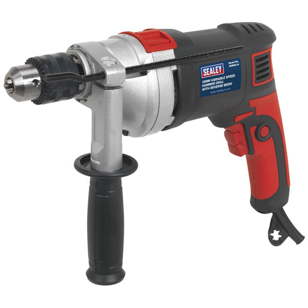 Sealey SD800 Hammer Drill 13mm Variable Speed with Reverse 850W/230V
