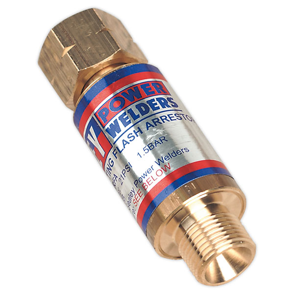 Sealey SGA4/RFA Flash Back Arrestor Auto Resetting Acetylene | Rapid Online