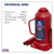 Sealey SJ15 Bottle Jack Yankee 15tonne