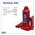 Sealey SJ3 Bottle Jack Yankee 3tonne