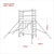 Sealey SSCL1 Platform Scaffold Stand