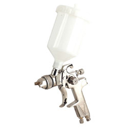 Sealey SSG1/G Spray Gun Top Coat Gravity Feed 1.4mm Set-up