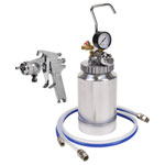 Sealey SSG1P Pressure Pot System with Spray Gun & Hoses 1.8mm Set-Up