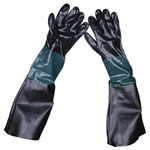 Sealey SSP41 Shot Blasting Gauntlets 585mm Cuffed Pair
