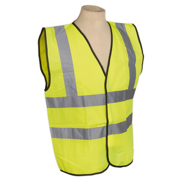 Sealey SSPHV-L High Visibility Waistcoat EN ISO 20471 Large
