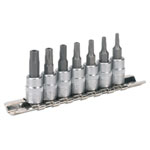 Sealey SX106 Trx-ts Security Bit Set 7pc 1/4sq Drive