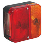 Sealey TB18 Rear Square Lamp Cluster 12v with Bulbs