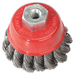 Sealey TKCB65 Twist Knot Cup Brush 65mm M10