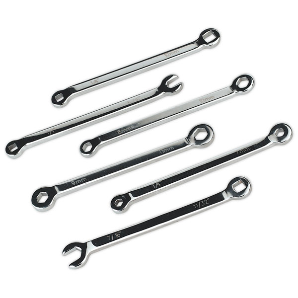 Sealey VS026 Brake Service Spanner Set 6pc