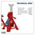 Sealey VS2002 Axle Stands (Pair) 2tonne Capacity per Stand Ratchet Type