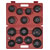 Sealey VS7003 Oil Filter Cap Wrench Set 15pc