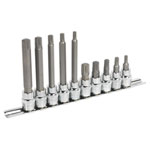 Sealey AK6216 Spline Socket Bit Set 10pc 3/8sq Drive