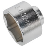 Sealey SX113 Low Profile Oil Filter Socket 32mm 3/8"sq Drive