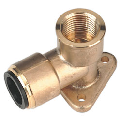 Sealey CAS22BWE 22mm x 3/4bsp Brass Wingback Elbow