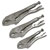 Siegen S0463 Locking Pliers Set 3pc