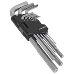 Sealey AK7136 Hex Key Set 9pc Long Metric