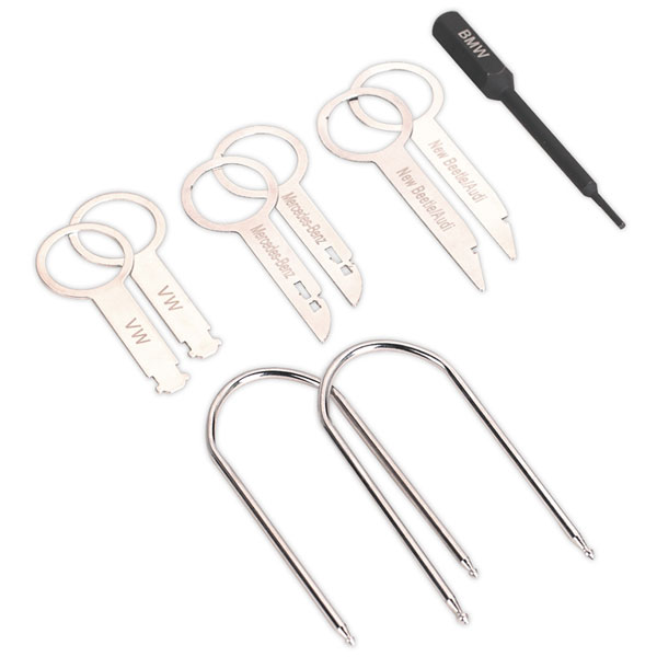 Sealey VS804 Radio Release Tool Set 9pc