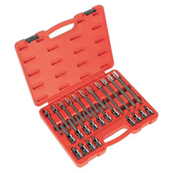 Sealey AK2195 Spline Socket Bit Set 26pc 1/2sq Drive