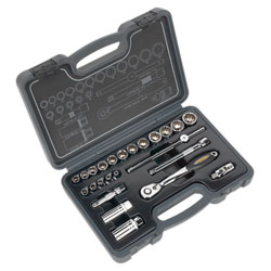 Sealey AK699 Spline Socket Set 24pc 3/8sq Drive Total Drive