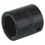 Sealey IS3819 Impact Socket 19mm 3/8sq Drive
