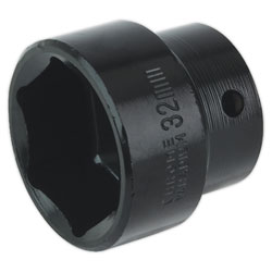 Sealey IS1232 Impact Socket 32mm 1/2sq Drive