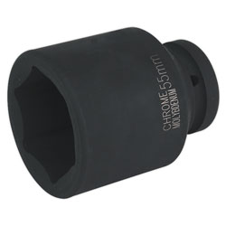 Sealey IS155D Impact Socket 55mm Deep 1sq Drive