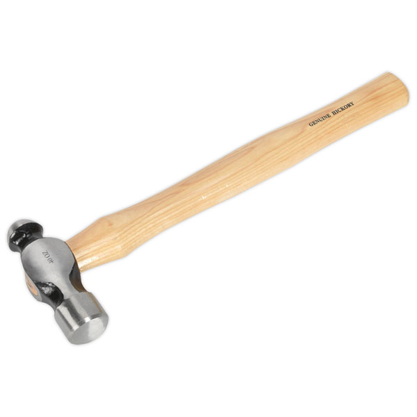 Sealey BPH40 Ball Pein Hammer 2.5lb Hickory Shaft