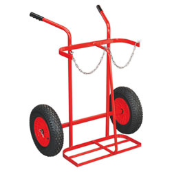 Sealey ST28P Welding Bottle Trolley with Pneumatic Tyres