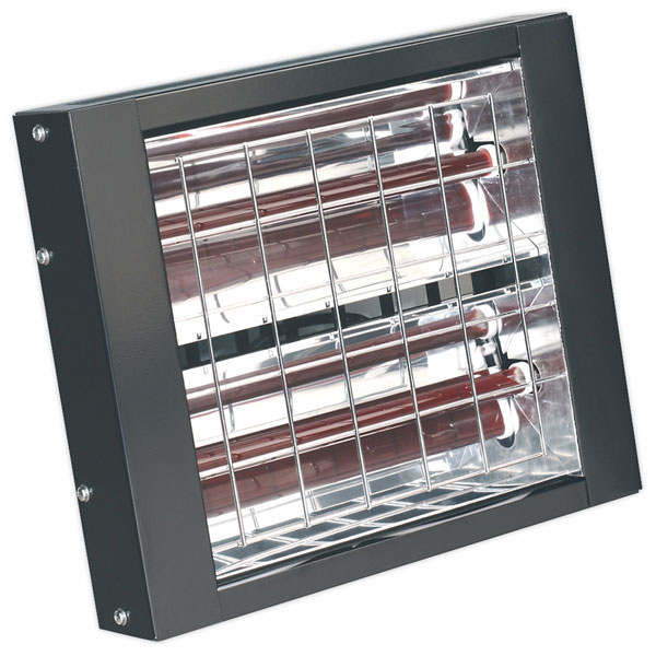 Sealey IWMH3000 Infrared Quartz Heater - Wall Mounting 3000W/230V