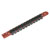 Sealey AK1412 Socket Retaining Rail with 12 Clips 1/4sq Drive