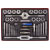 Sealey AK3033 Tap & Die Set 33pc Split Dies Metric/UNF/BSP