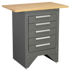 Sealey AP2050 Workstation with 5 Drawers Heavy-duty