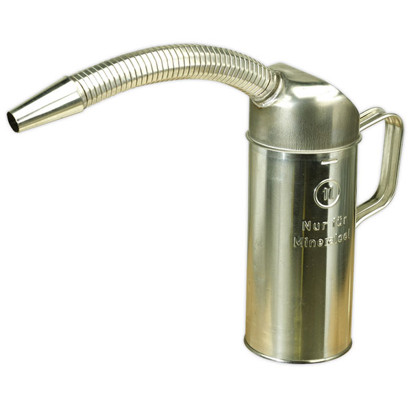 Sealey JM1F Measuring Jug Metal with Flexible Spout 1L