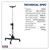 Sealey 600TRQ Transmission Jack Premier 0.6tonne Vertical Super Rocket Lift