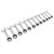 Siegen S0633 Stubby Ratchet Combination Spanner Set 12pc Metric