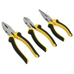 Siegen S0645 Comfort Grip Pliers Set 3pc