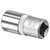 Sealey S1408 Walldrive Socket 8mm 1/4sq Drive