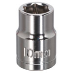 Siegen S0577 Walldrive Socket 10mm 3/8"sq Drive