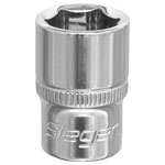 Siegen S0580 WallDrive Socket 13mm 3/8"Sq Drive