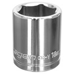 Siegen S0585 Walldrive Socket 18mm 3/8"sq Drive