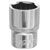 Siegen S0658 WallDrive Socket 21mm 1/2Sq Drive