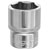 Siegen S0659 Walldrive Socket 22mm 1/2sq Drive