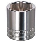 Siegen S0661 Walldrive Socket 24mm 1/2"sq Drive