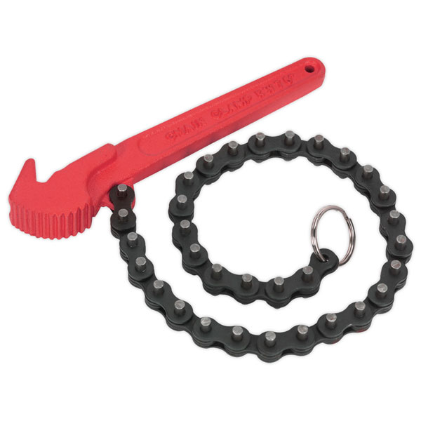 Sealey AK6410 Oil Filter Chain Wrench Ø60-106mm Capacity