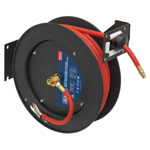 Sealey SA841 Retractable Air Hose Steel Reel 15mtr Ø10mm ID Rubber Hose