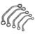 Siegen S0716 Obstruction Spanner Set 5pc Metric