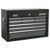 Sealey AP2509B Topchest 9 Drawer with Ball Bearing Runners - Black/grey